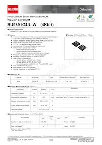 BU9891GUL-WE2 Datasheet Cover