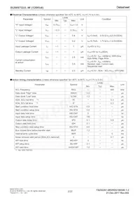 BU9897GUL-WE2 Datasheet Page 2