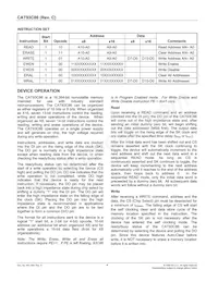 CAT93C86ZD4I-GT3 Datenblatt Seite 4