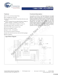 CY14B101L-SZ45XIT Datasheet Cover