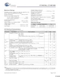 CY14B104N-ZS45XIT Datasheet Page 7