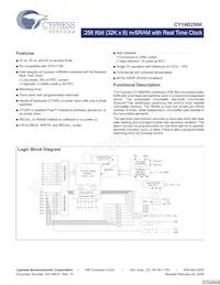 CY14B256K-SP25XC Datenblatt Cover