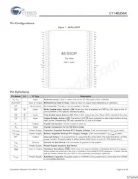 CY14B256K-SP25XC Datasheet Page 2