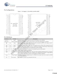 CY14B256L-SZ45XIT Datasheet Page 3