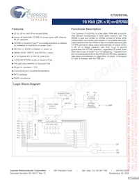 CY22E016L-SZ45XI Datasheet Cover