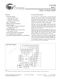 CY62128BLL-70ZXET Datasheet Copertura