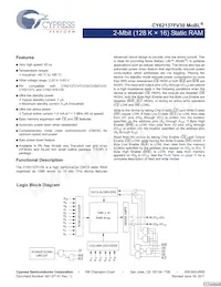 CY62137FV30LL-45BVIT Datenblatt Cover