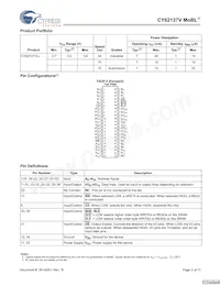 CY62137VLL-70ZXET Datasheet Page 2