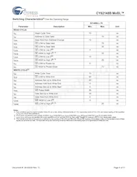 CY62148BLL-70ZI Datasheet Page 4
