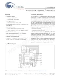 CY62148DV30LL-70ZSXAT Datasheet Cover