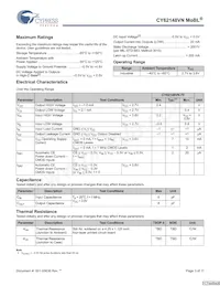 CY62148VNLL-70ZSXIT Datasheet Page 3