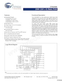CY62256NLL-55ZRXET Datasheet Cover
