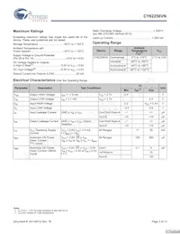 CY62256VNLL-70ZXAT Datasheet Page 3