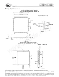 CY7C006A-15AXCT Datasheet Pagina 19