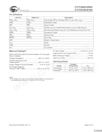 CY7C019V-25AXC Datasheet Page 4