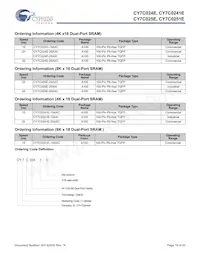 CY7C0241E-25AXCT Datasheet Page 19