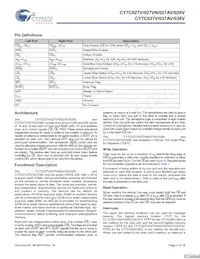 CY7C027VN-15AXC數據表 頁面 4