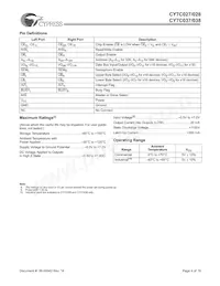 CY7C028-15AC Datasheet Page 4