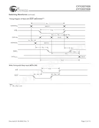 CY7C028-15AC數據表 頁面 12