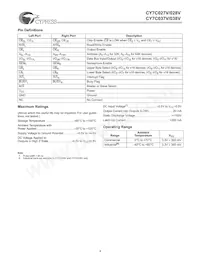 CY7C028V-25AC Datasheet Pagina 4