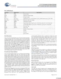 CY7C036AV-25AXC Datenblatt Seite 5