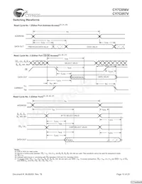 CY7C056V-12AXC Datasheet Page 10