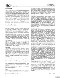 CY7C056V-12AXC Datasheet Page 16