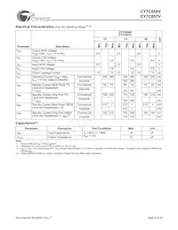 CY7C057V-15BBC Datasheet Page 6