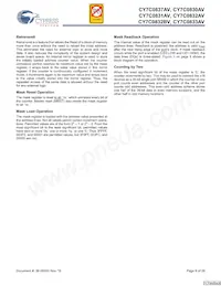 CY7C0831AV-167AXC Datasheet Page 8