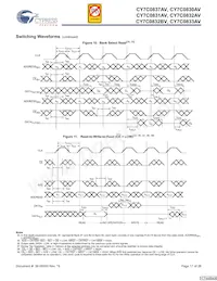 CY7C0831AV-167AXC Datasheet Page 17