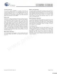 CY7C0852AV-133BBC Datenblatt Seite 9