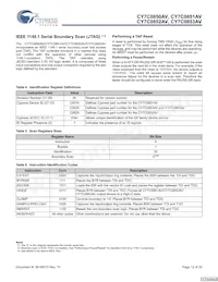 CY7C0852AV-133BBC Datasheet Pagina 12