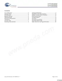 CY7C09359AV-9AXC Datasheet Page 3