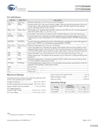 CY7C09359AV-9AXC Datasheet Page 5