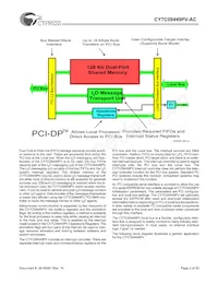 CY7C09449PV-AC Datasheet Pagina 2