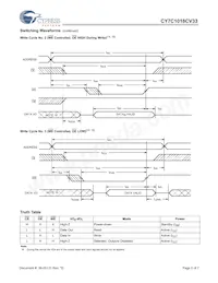 CY7C1018CV33-12VXIT Datasheet Page 5