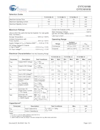 CY7C1019B-12ZXC Datasheet Page 2