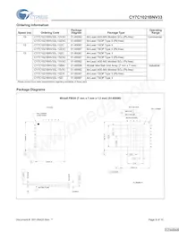 CY7C1021BNV33L-15ZXCT Datasheet Page 8