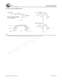 CY7C1021CV33-15ZC Datasheet Page 4