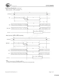 CY7C1041B-15ZXC Datasheet Page 7