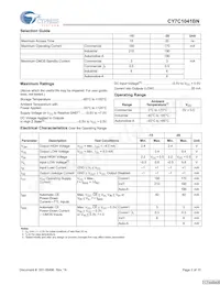 CY7C1041BNL-20VXCT Datenblatt Seite 2