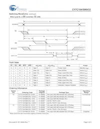 CY7C1041BNV33L-15ZXCT Datasheet Page 6