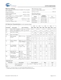 CY7C1041CV33-20ZXC Datasheet Page 4