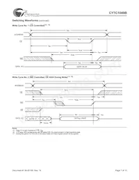 CY7C1049BL-25VC Datasheet Page 7
