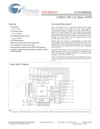 CY7C1059DV33-10BAXI Datasheet Cover
