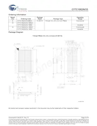 CY7C1062AV33-10BGIT Datasheet Page 8