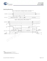 CY7C106D-10VXIT Datasheet Page 8