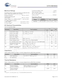 CY7C1081DV33-12BAXI Datasheet Page 4