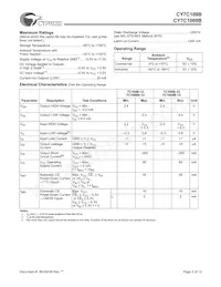 CY7C109B-20VC數據表 頁面 2