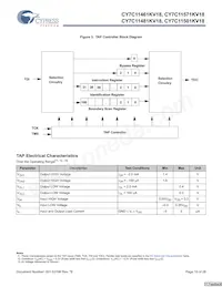 CY7C11501KV18-400BZXI數據表 頁面 16